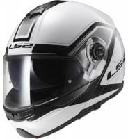 LS2 Мотошлем снегоходный FF325 Strobe Electric Snow Civik Черный/Белый в Москве