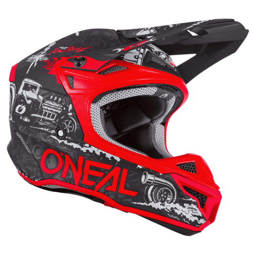 ONEAL Кроссовый шлем 5Series HR Черный/Красный в Москве
