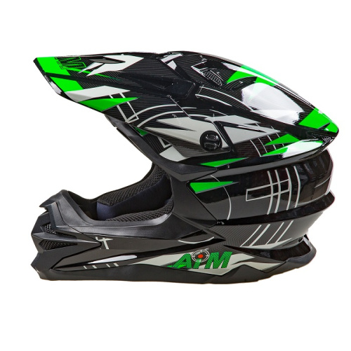AiM Шлем кроссовый JK803S Green/Black в Москве