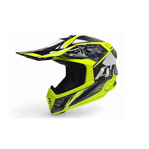 AiM Шлем RH855 Carbon Terrain Black/Yellow в Москве