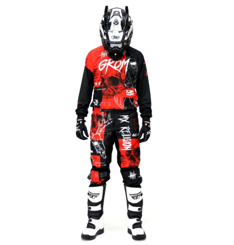 Grom Джерси + штаны MX Religion red в Москве